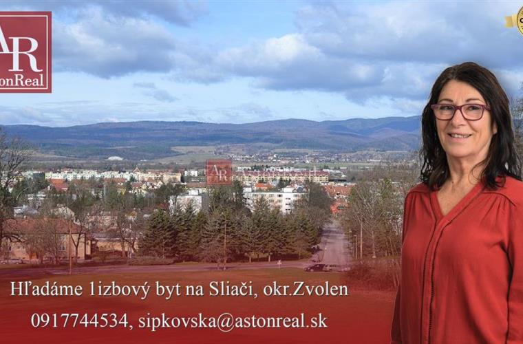 1-izb. byt, Kúpa, Zvolen - Sliač