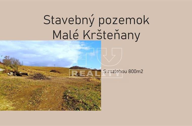 Pozemok pre rodinné domy, Predaj, Malé Kršteňany