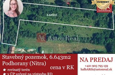 Family-house lot, Sale, Nitra - Podhorany